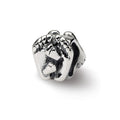 Sterling Silver Reflections Big & Little Feet Bead, 7.27 x 7.27 mm