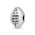 Sterling Silver Reflections Kids Football Bead, 10 x 6.36 mm