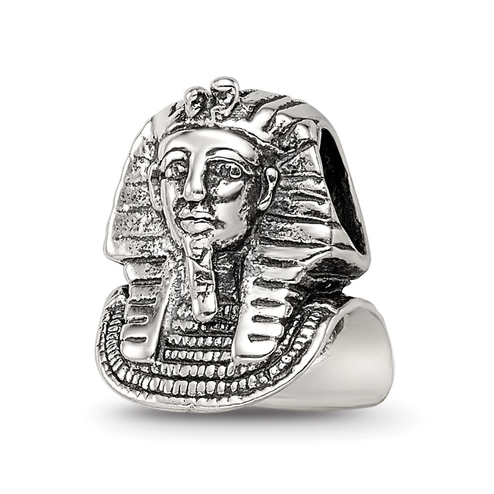Sterling Silver Reflections Pharaoh Bead, 12.73 x 9.09 mm
