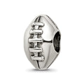 Sterling Silver Reflections Football Bead, 11.82 x 7.27 mm