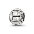 Sterling Silver Reflections Volleyball Bead, 8.18 x 7.27 mm