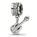 Sterling Silver Reflections Guitar Bead, 20 x 13.64 mm