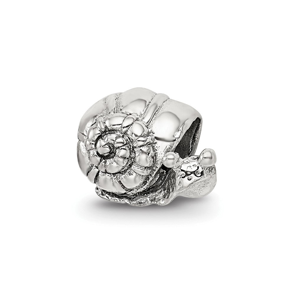 Sterling Silver Reflections Kids Snail Bead, 6.36 x 9.09 mm