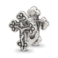 Sterling Silver Reflections Crucifix Bead, 13.64 x 10 mm