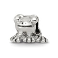 Sterling Silver Reflections Frog Bead, 7.27 x 11.82 mm