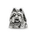 Sterling Silver Reflections Scottish Terrier Dog Bead, 10 x 8.18 mm