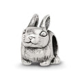 Sterling Silver Reflections Bunny Bead, 11.82 x 8.18 mm