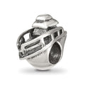 Sterling Silver Reflections Boat Bead, 10.91 x 6.36 mm