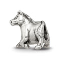 Sterling Silver Reflections Horse Bead, 12.73 x 9.09 mm