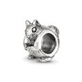 Sterling Silver Reflections Squirrel Bead, 9.09 x 5.45 mm