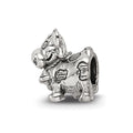 Sterling Silver Reflections Kids Cow w/ Bell Bead, 8.18 x 8.18 mm