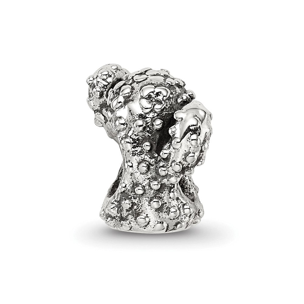 Sterling Silver Reflections Cactus Bead, 10 x 5.45 mm