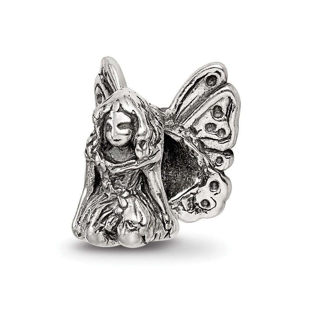 Sterling Silver Reflections Fairy Bead, 13.64 x 10 mm