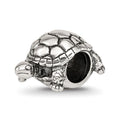 Sterling Silver Reflections Turtle Bead, 12.73 x 8.18 mm