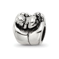 Sterling Silver Reflections Baby in Hands Bead, 9.09 x 9.09 mm