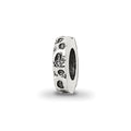 Sterling Silver Reflections Spacer Bead, 8.18 x 1.82 mm