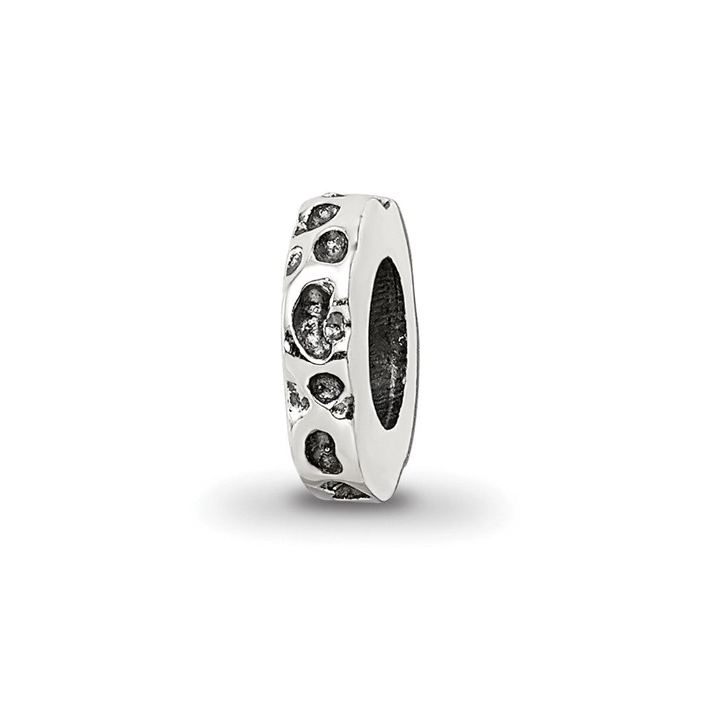 Sterling Silver Reflections Spacer Bead, 8.18 x 1.82 mm