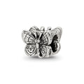 Sterling Silver Reflections Kids Butterfly Bead, 7.27 x 6.36 mm