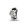 Sterling Silver Reflections Kids Flowers Bead, 6.36 x 4.55 mm