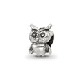 Sterling Silver Reflections Kids Owl Bead, 8.18 x 6.36 mm