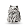 Sterling Silver Reflections Birman Cat Bead, 10 x 8.18 mm