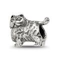 Sterling Silver Reflections Persian Cat Bead, 10 x 11.82 mm