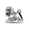 Sterling Silver Reflections Poodle Bead, 9.09 x 10 mm