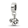Kids Collection Sterling Silver Pony Dangle Reflections Bead, 16.36 x 7.27 mm