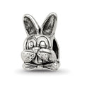 Sterling Silver Reflections Easter Bunny Bead, 11.82 x 7.27 mm