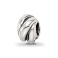 Sterling Silver Reflections Wrap Bali Bead, 9.09 x 6.36 mm