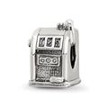 Sterling Silver Reflections Slot Machine Bead, 10 x 7.27 mm