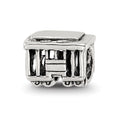 Sterling Silver Reflections Streetcar Bead, 7.4 x 6.6 mm