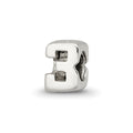 Sterling Silver Reflections Kids Number 3 Bead, 6.36 x 5.45 mm