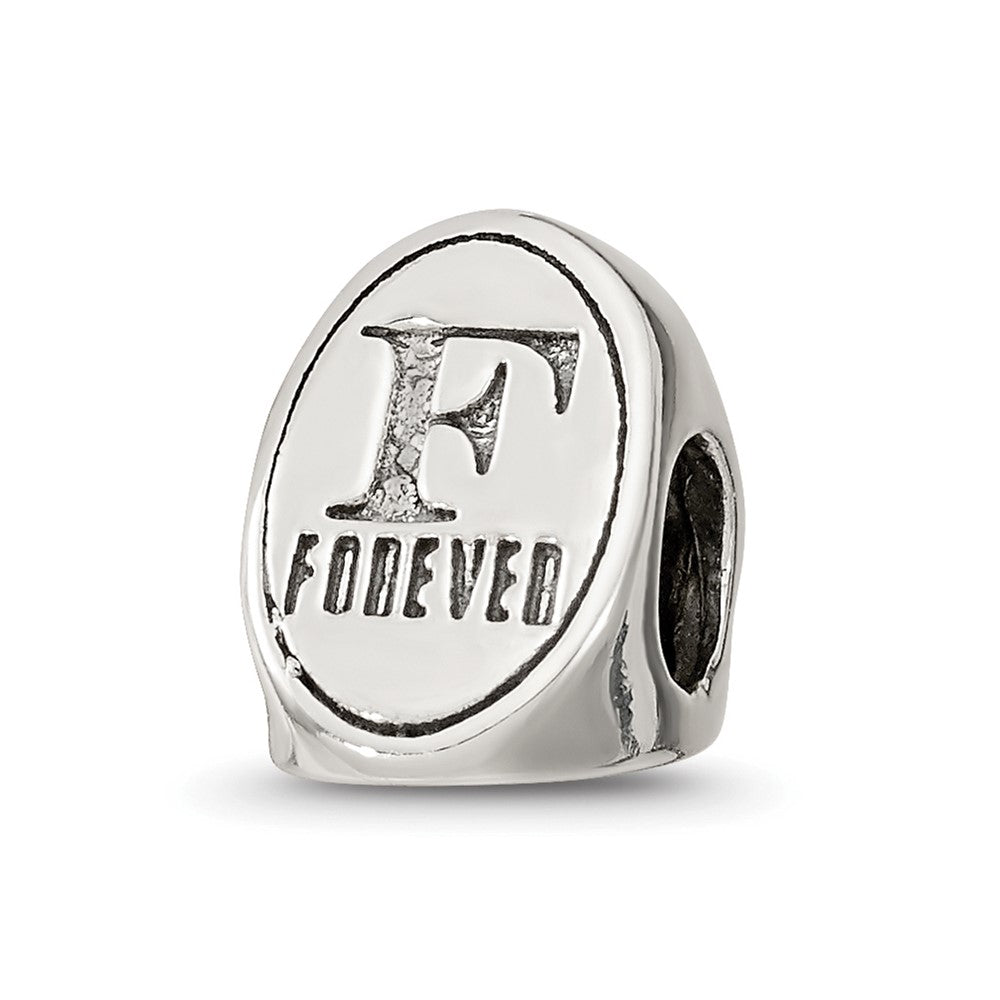 Sterling Silver Reflections Best Friend Trilogy Oval Bead, 10 x 7.27 mm
