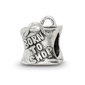 Sterling Silver Reflections Born To Shop Bead, 8.18 x 7.27 mm