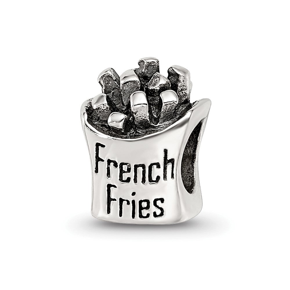 Sterling Silver Reflections French Fries Bead, 10 x 7.27 mm
