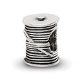 Sterling Silver Reflections Thread & Needle Bead, 11.82 x 7.27 mm