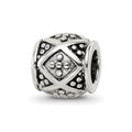 Sterling Silver Reflections Dots Bali Bead, 8.18 x 8.18 mm, 2.7 g