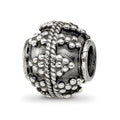 Sterling Silver Reflections Decorative Bali Bead, 10.91 x 10 mm, 2.61 g - ID5S9QRS18348L7