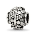 Sterling Silver Reflections Decorative Bali Bead, 10.91 x 10 mm, 2.66 g