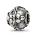 Sterling Silver Reflections Decorative Bali Bead, 10.91 x 10 mm, 2.25 g - ID5S9QRS18488L7