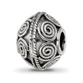 Sterling Silver Reflections Decorative Bali Bead, 10.91 x 10 mm, 2.61 g - ID5S9QRS18518L7