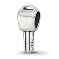 Sterling Silver Reflections Key Bead, 13.64 x 5.45 mm