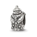 Sterling Silver Reflections Snowman Bead, 10 x 6.36 mm