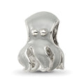 Sterling Silver Reflections Enameled Octopus Bead, 11.82 x 9.09 mm