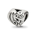 Sterling Silver Reflections True Love Bead, 8.18 x 8.18 mm