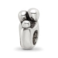Sterling Silver Reflections Family of 3 Bead, 13.64 x 6.36 mm