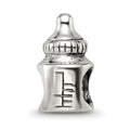 Sterling Silver Reflections Baby Bottle Bead, 13.64 x 7.27 mm