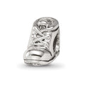 Sterling Silver Reflections Baby Shoe Bead, 10.91 x 8.18 mm