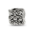 Sterling Silver Reflections Floral Bead, 8.18 x 8.18 mm, 2.51 g